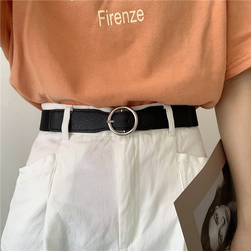 Thắt Lưng Da Pu Kiểu Hàn Quốc Đơn Giản Dễ Phối Đồ