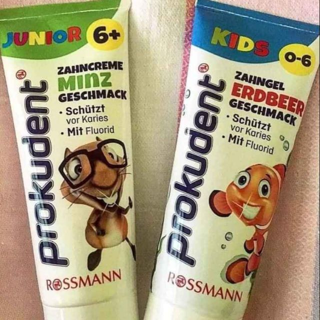Kem đánh răng prokudent kids Đức
