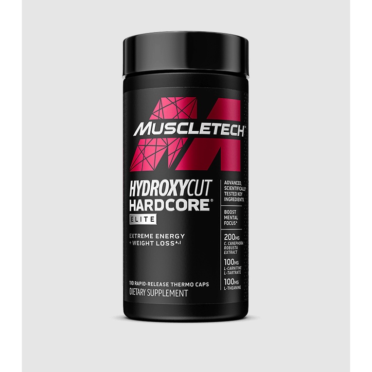 Viên Uống Hỗ Trợ Đốt Mỡ Giảm Cân | MUSCLETECH HYDROXYCUT HARDCORE ELITE  - Chính Hãng - Suppcare