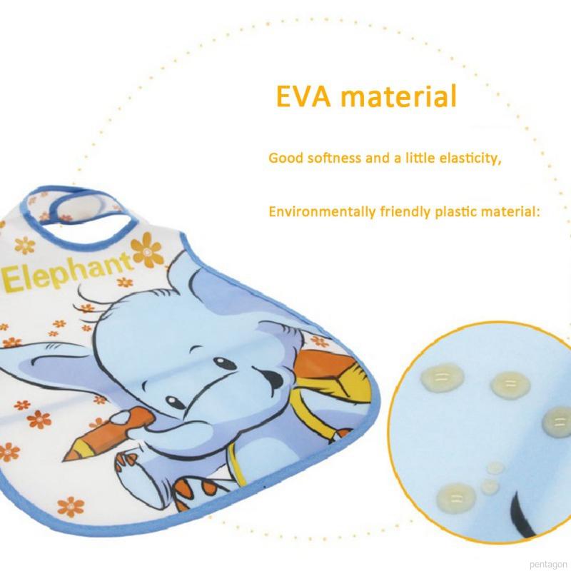 Yếm em bé họa tiết hoạt hình nhiều màu sắc xinh xắn