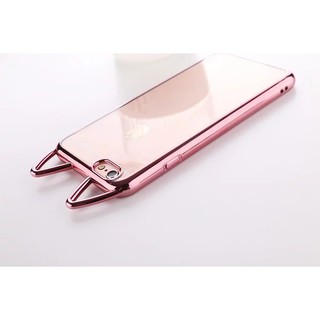 Ốp lưng iphone trong suốt tai mèo