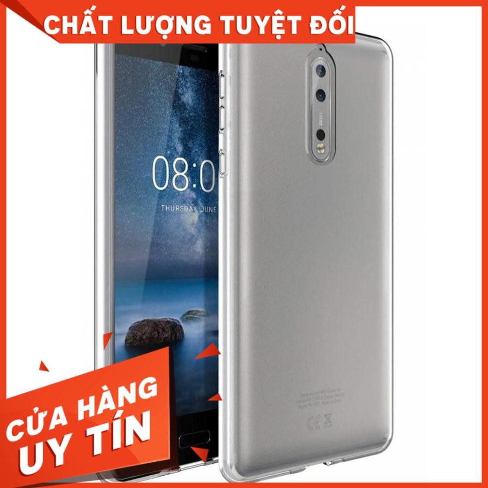 Ốp lưng dẻo Utra thin cho Nokia 8 - Hàng chính hãng(Chống trầy,chống trượt, trong suốt)