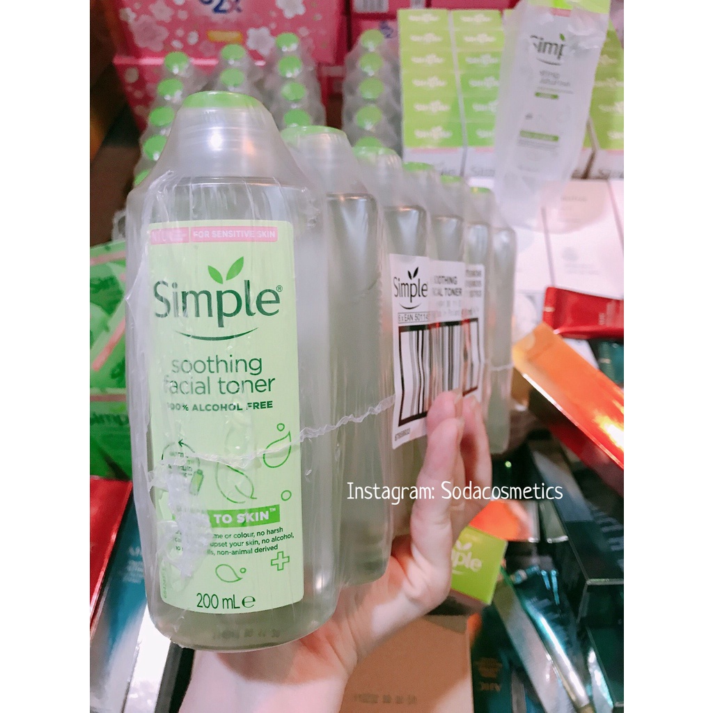 Nước Hoa Hồng Simple Soothing Facial Toner