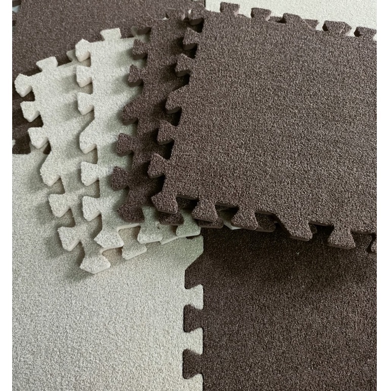 Thảm nỉ ghép trải sàn Đa Năng Không Mùi kích thước COMBO 10 Tấm