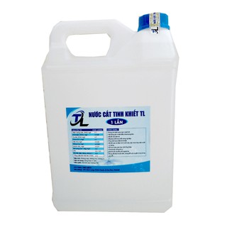 Nước Cất Tinh Khiết TL 1 Lần ( 5 Lít )