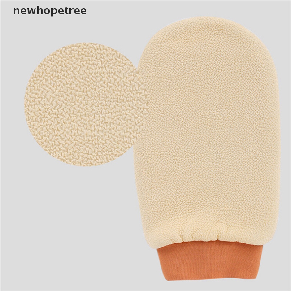 Găng tay đi tắm Xơ Mướp Tẩy Tế Bào Chết massage Toàn Thân