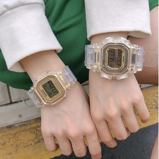 Đồng hồ thể thao nam nữ Shhors Beirsute dây cao su trong mặt vuông