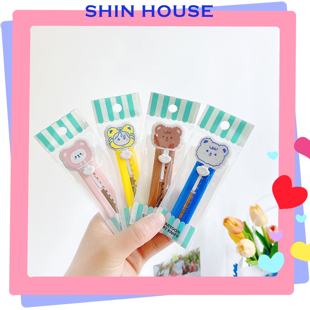 Dao Rọc Giấy Mini Cute Hình Gấu