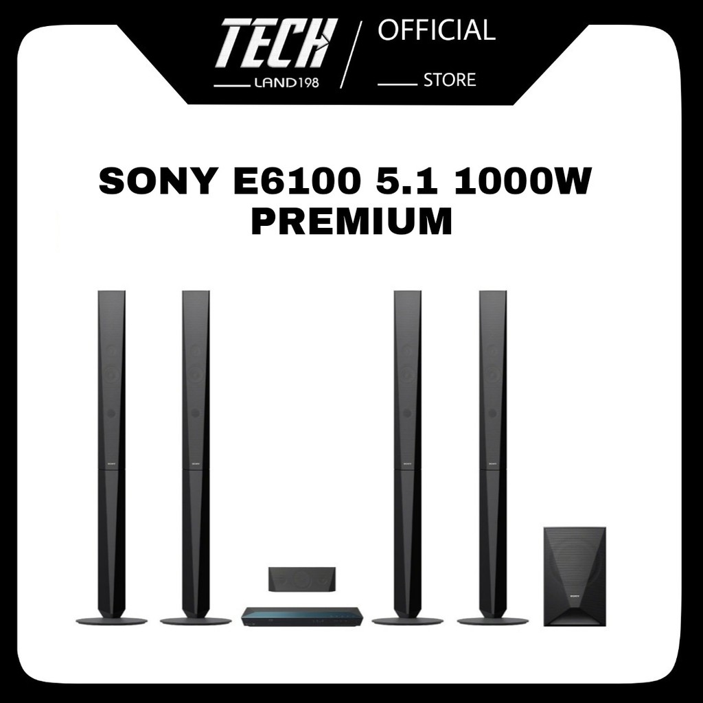 dàn âm thanh sony BDVQ E6100 5.1 1000W chính hãng mới 100%