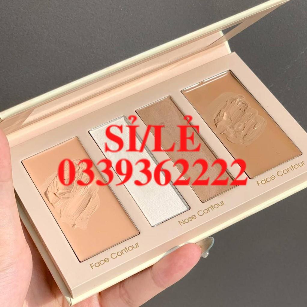 [ CHÍNH HÃNG ] Bảng tạo khối 4 ô dạng kem và phấn lì kết hợp Nozo Contouring HAIANHSHOP