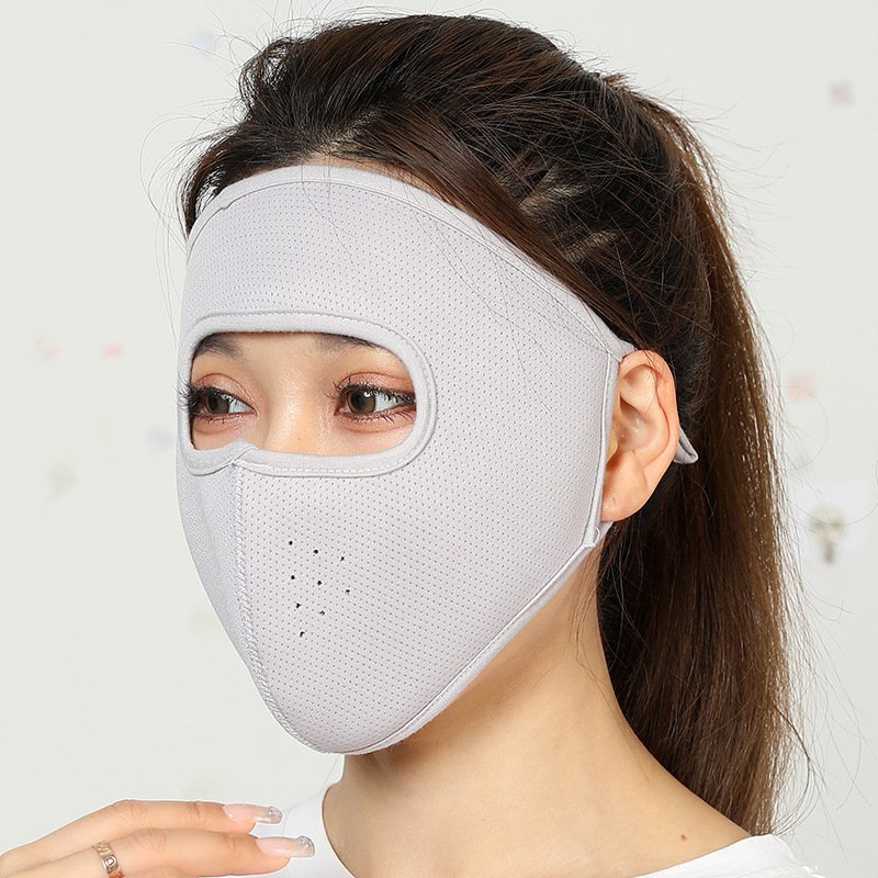 Khẩu trang Ninja 2 lớp vải cotton thông hơi che kín mặt chống nắng chống bụi thích hợp cho nam và nữ - Khau trang