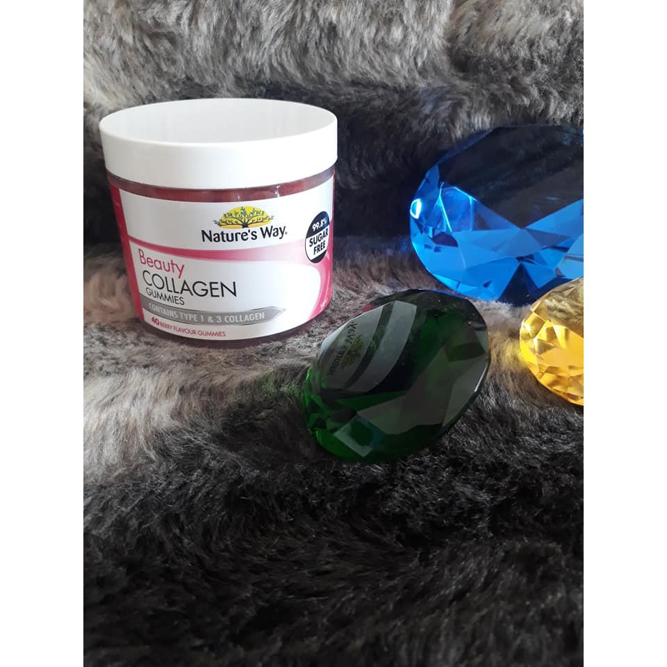 Kẹo dẻo chống lão hóa da, đẹp da cải thiện sắc đẹp của bạn - Nature’s Way Beauty Collagen Gummies 40 viên của Úc | BigBuy360 - bigbuy360.vn
