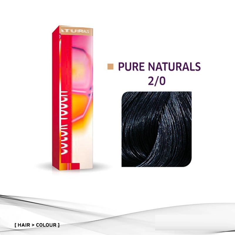 Kem Nhuộm Tóc Màu Đen Tự Nhiên 2/0 Natural Black Hair Dye Cream