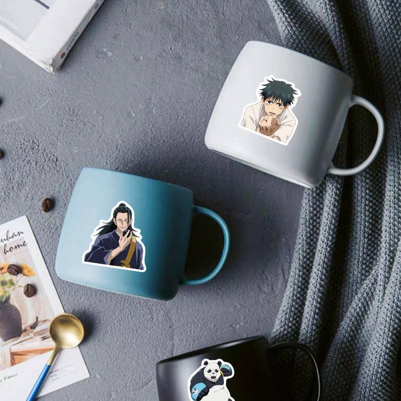 Bộ 50 Tờ Giấy Sticker In Hình Nhân Vật Anime Dễ Thương Dùng Để Trang Trí