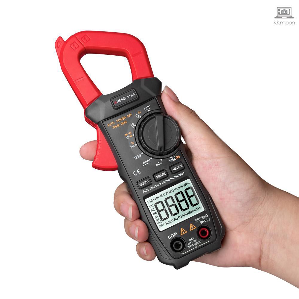 Vạn năng kế điện tử dạng kẹp ANENG ST209 hiệu quả 6000 lần đếm