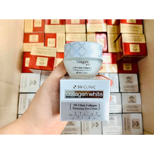 KEM DƯỠNG 3W CLINIC COLLAGEN-COLLAGEN WHITE- đỏ và trắng