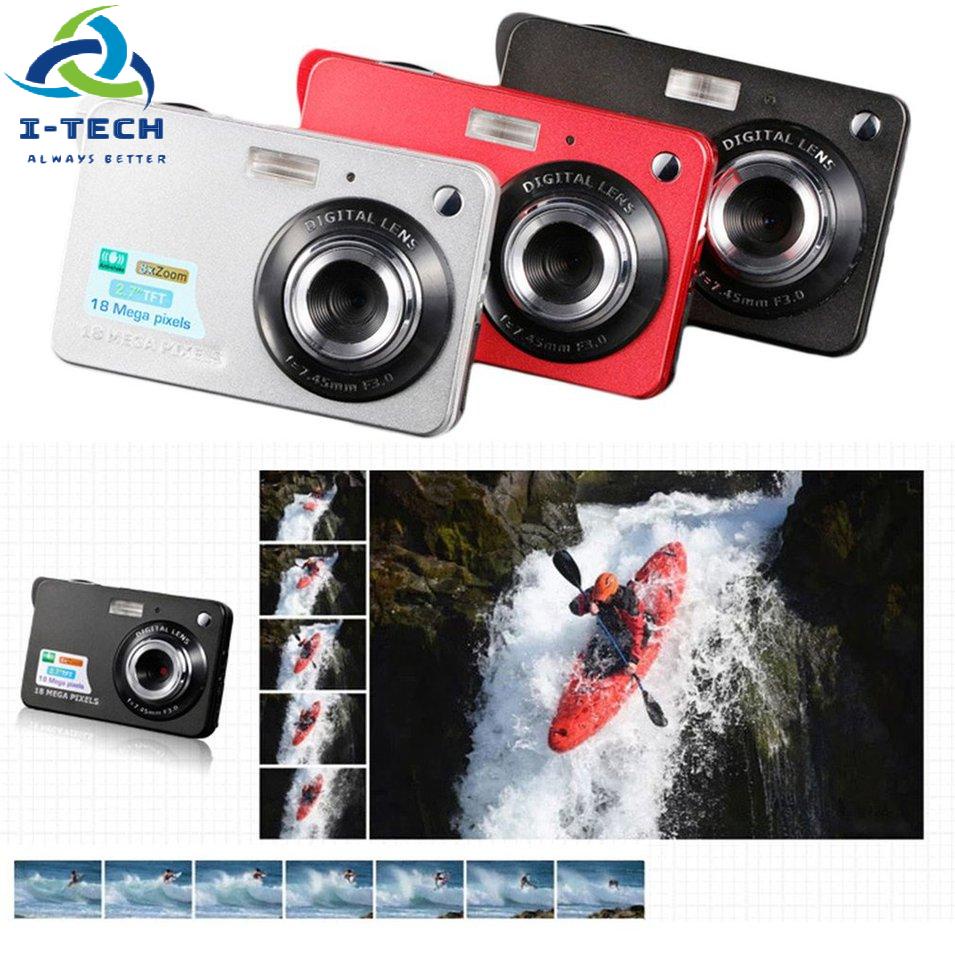 Máy Ảnh Kĩ Thuật Số Chống Rung Màn Hình Lcd Tft 18mp 720p 8x Zoom Hd 2.7 Inch