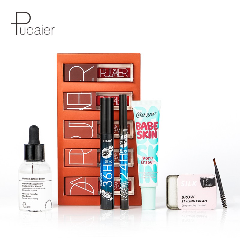 Bộ mỹ phẩm 7 món PUDAIER dùng trang điểm 350g