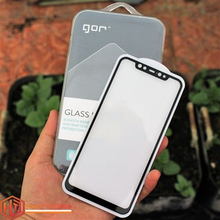 Kính cường lực Full màn 9D dành cho Xiaomi Mi 8 Tặng keo chống hở mép