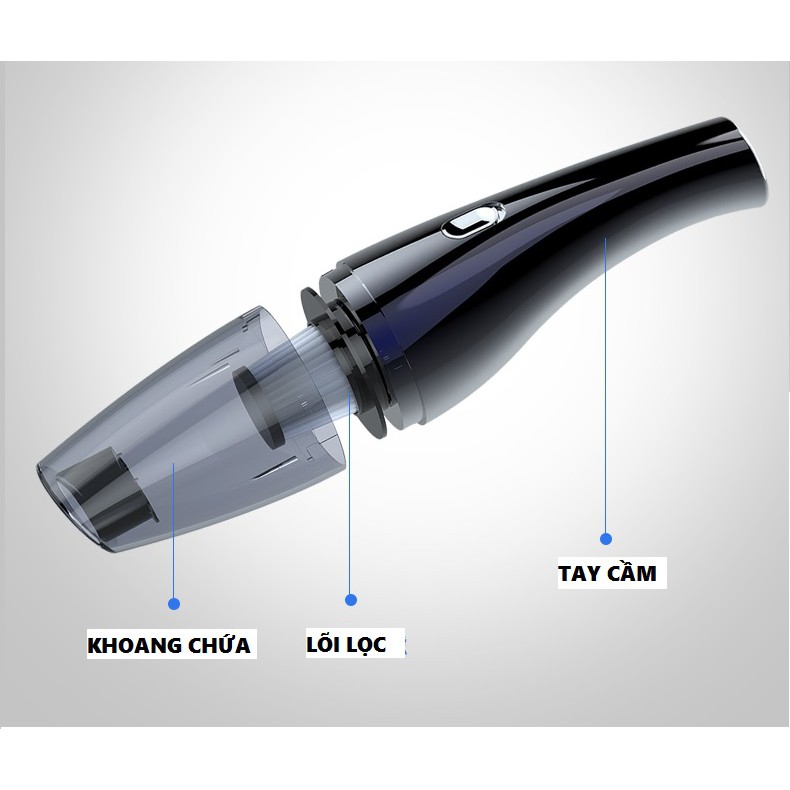 Máy Hút Bụi Không Dây Mini cao cấp dành cho văn phòng, chung cư, ô tô... dễ sử dụng, lực hút mạnh thương hiệu Ulite | BigBuy360 - bigbuy360.vn