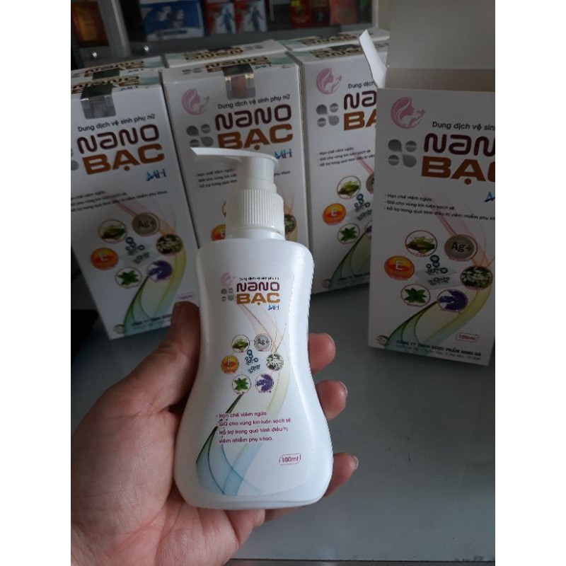 DDVS CHĂM SÓC  nam , nữ NANO BẠC -chai vòi 100ml