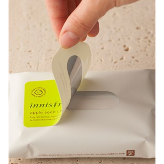 🌻 🌻  Khăn ướt tẩy  trang Innisfree Apple Seed Cleansing Tissue 🌻 🌻
