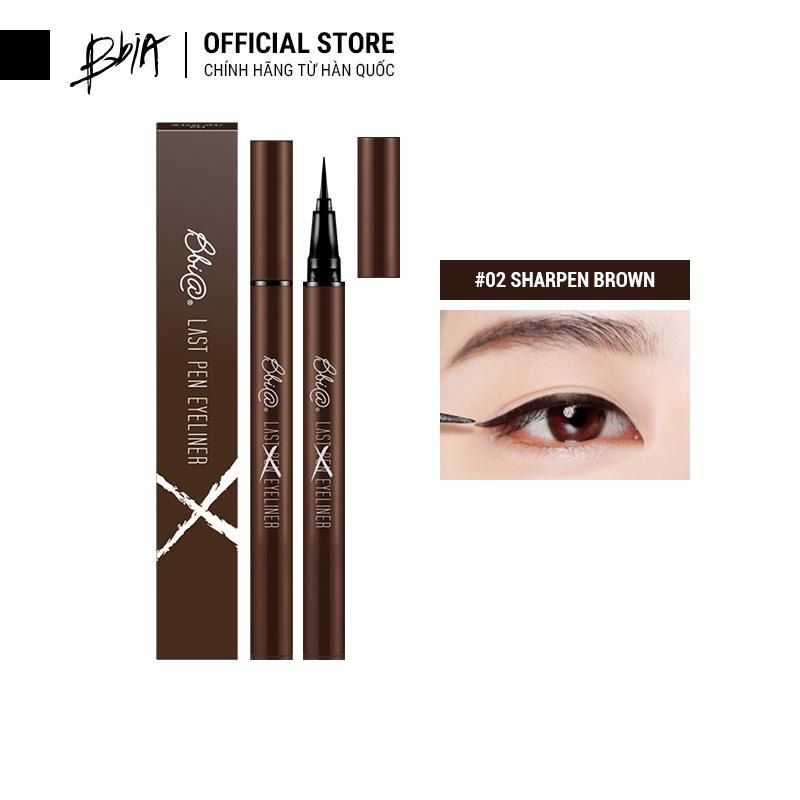 Kẻ Mắt Nước Bbia Last Pen Eyeliner - 02 Sharpen Brown 0.6g - Bbia Official Store