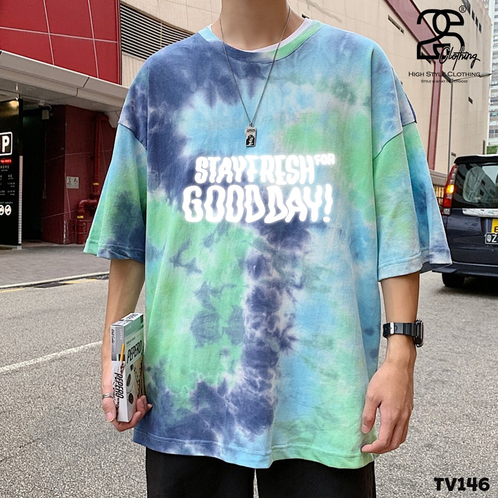 Áo Thun Tay Lỡ 2s Clothing Áo Phông Loang Unisex Nam Nữ Rẻ Đẹp Cotton Oversize Form Rộng In Hình PHẢN QUANG TV147