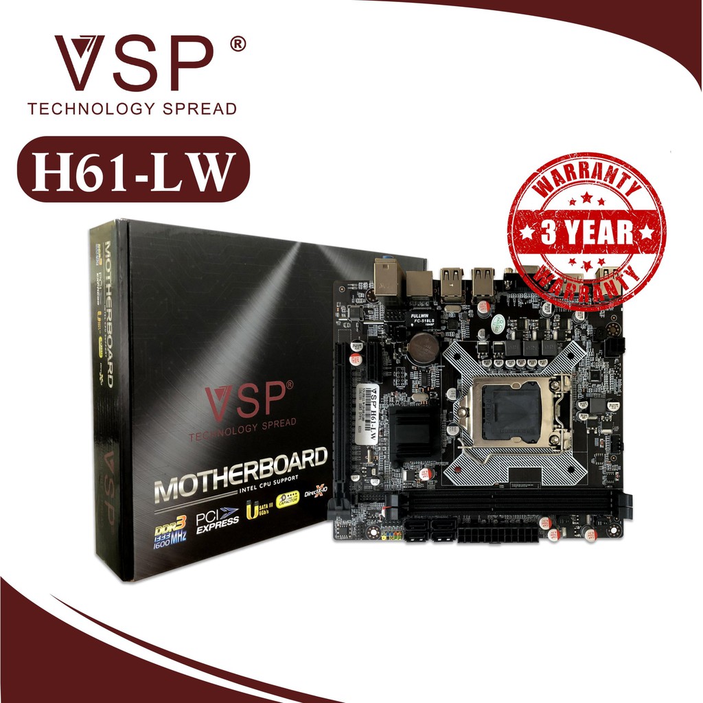 Bo Mạch Chính Main VSP H61-LW Chính Hãng