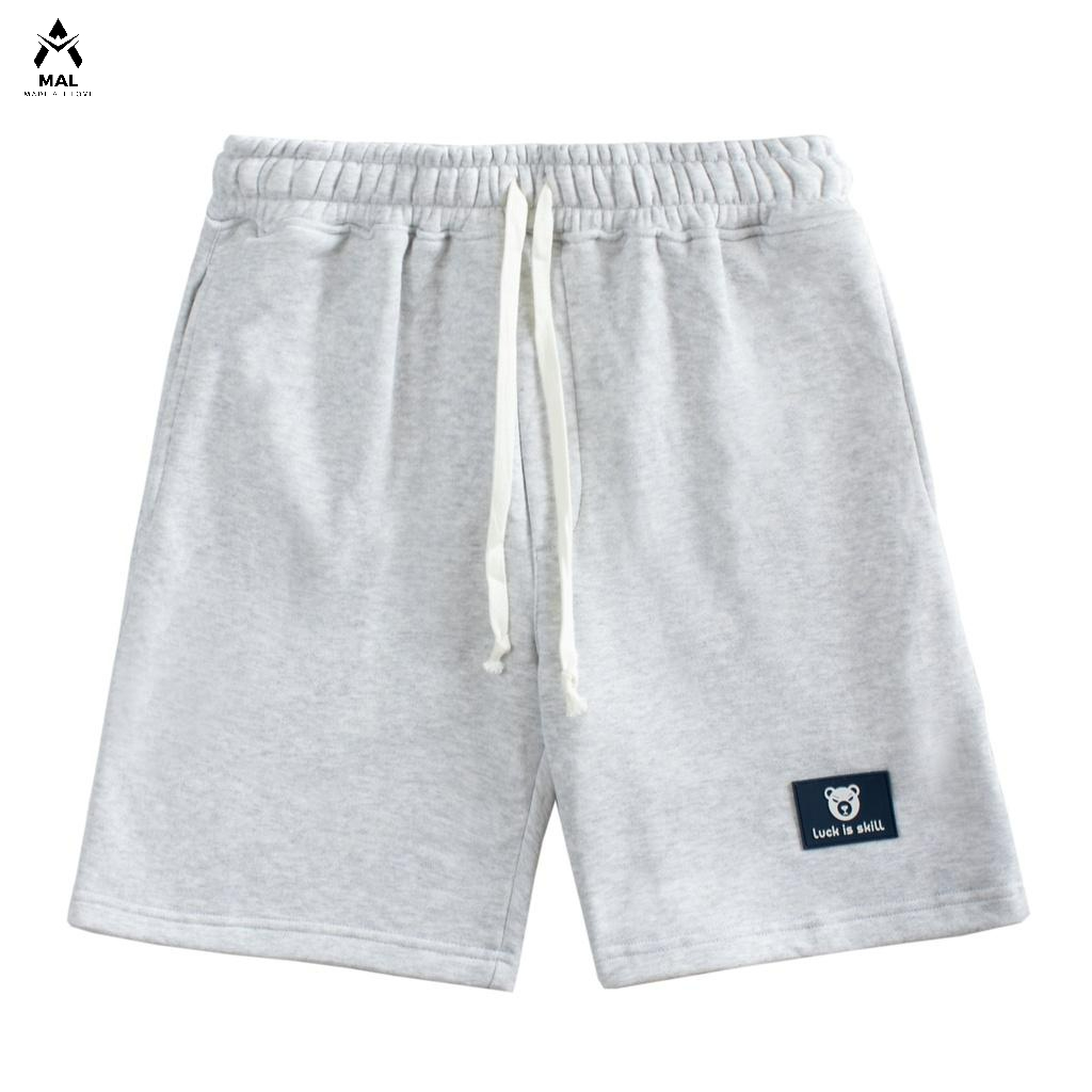 Quần Short Thun Trơn Nam Chất Nỉ Vải Dày Có Túi Trước Sau -MALQS001- MAL STORE