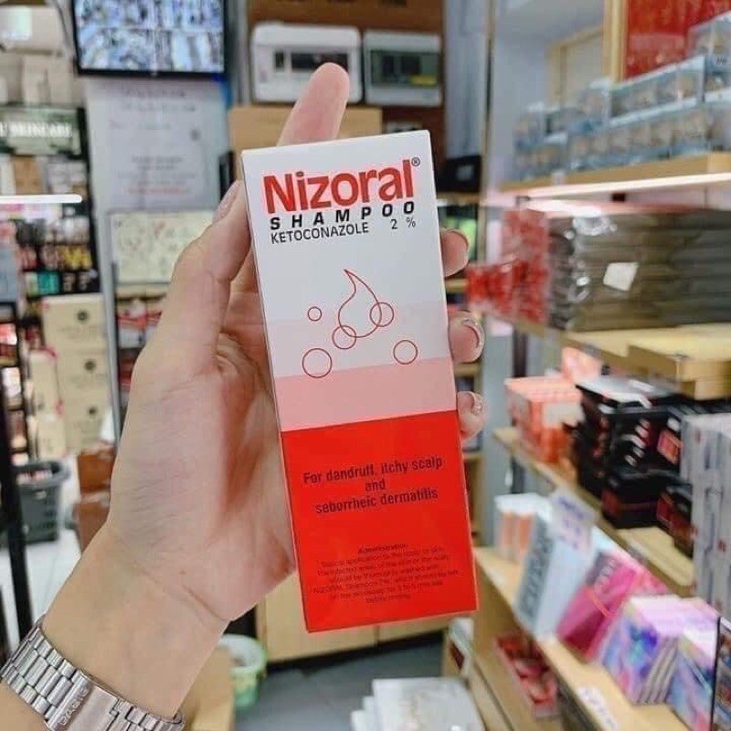 Dầu gội ni zo ral 100ml thái lan
