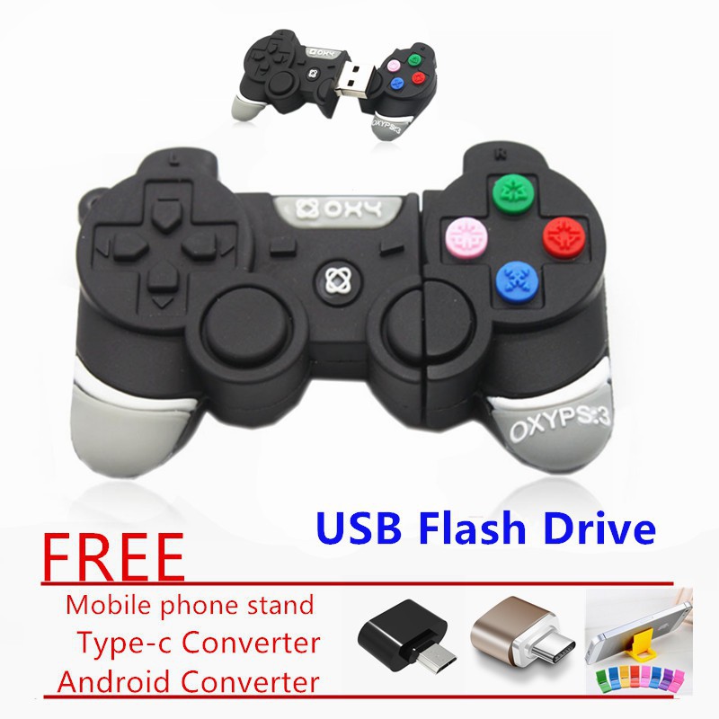 USB 2.0 dung lượng 8GB-1TB hình tay cầm máy chơi game bằng silicone