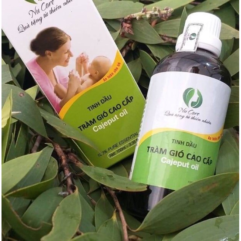 Tinh Dầu Tràm Gió Nguyên Chất Cao Cấp An Toàn Cho Bé Giảm Ho, Nghẹt Mũi, Phòng Cảm NuCare