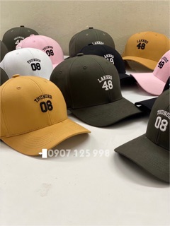 Nón kết thêu logo số
