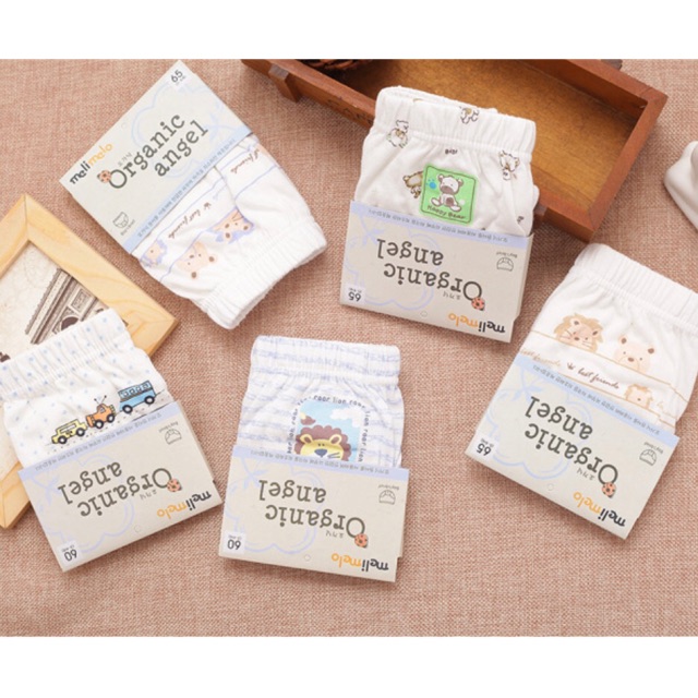 Quần chip Organic SKIDS Angel cho bé trai và bé gái (giao màu ngẫu nhiên theo giới tính)