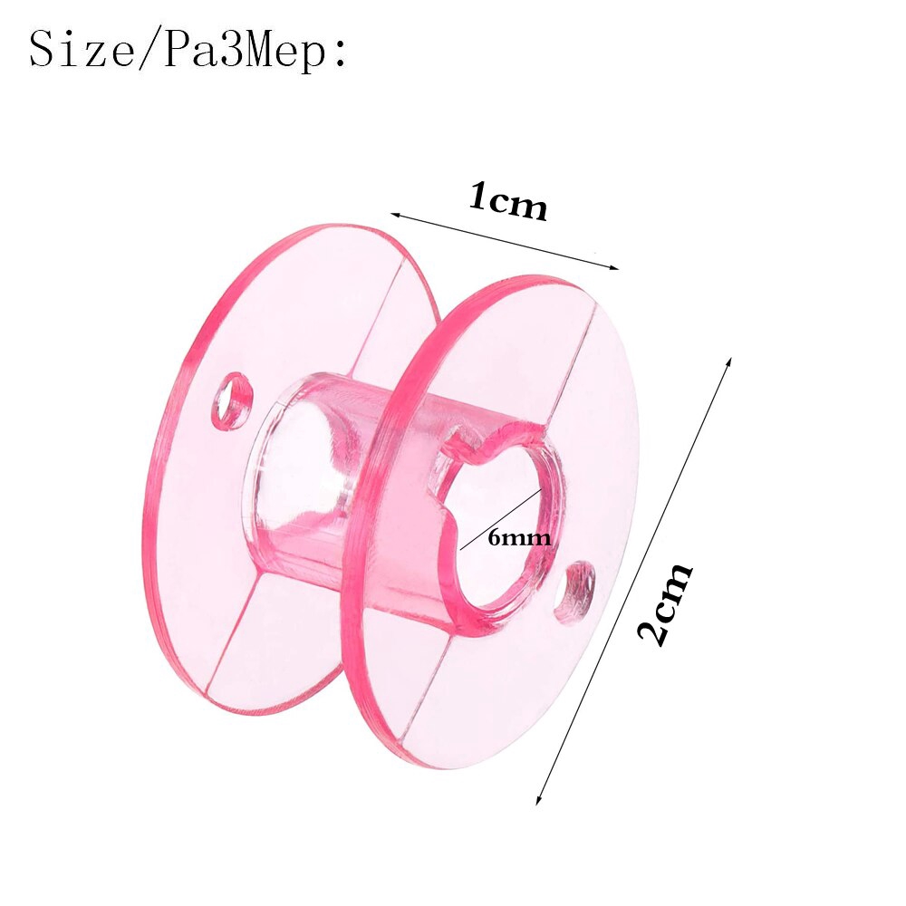 Set 50 Suốt Chỉ Nhiều Màu Bằng Nhựa Kèm Hộp Đựng Cho Máy May