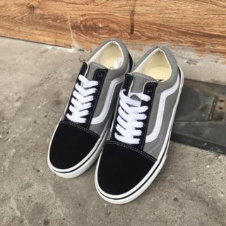 [SALE ]SẬP SÀN🔥 GIÀY OLD SKOOL XÁM/ĐEN [FULL BOX]