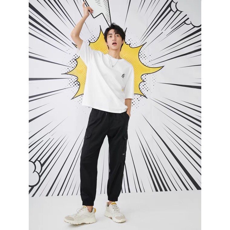 Áo thun tay lỡ.Logo Tam Giác. CoolZ phông Unisex nam nữ Cotton oversize form rộng  CZ067 | BigBuy360 - bigbuy360.vn