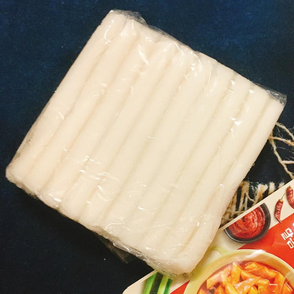 (Đã Kèm Sốt)Bánh Gạo Tokbokki Thanh Dài Hàn Quốc Kèm Sốt