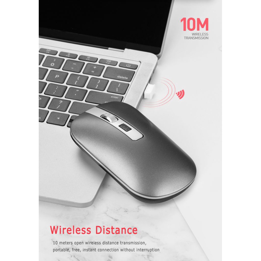 Chuột Bluetooth Không Dây 2.4g Có Thể Sạc Được | BigBuy360 - bigbuy360.vn