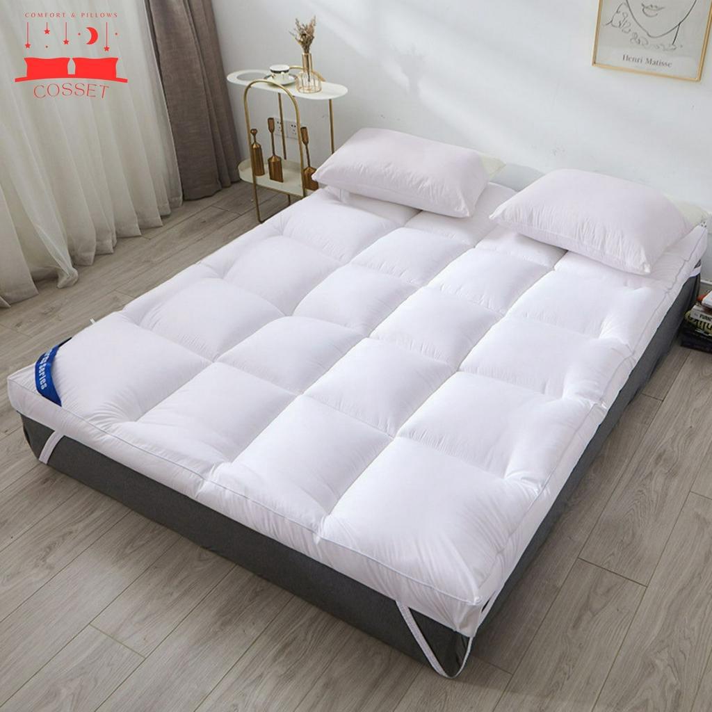 Topper nệm dày 10cm Cosset bồng bềnh êm ái trang bị cho gia đình và khách sạn 4-5 sao đủ mọi kích thước