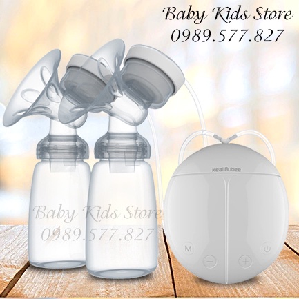 Sỉ Máy hút sữa điện đôi Real bubee 9 cấp độ hút, có chế độ matxa kích sữa