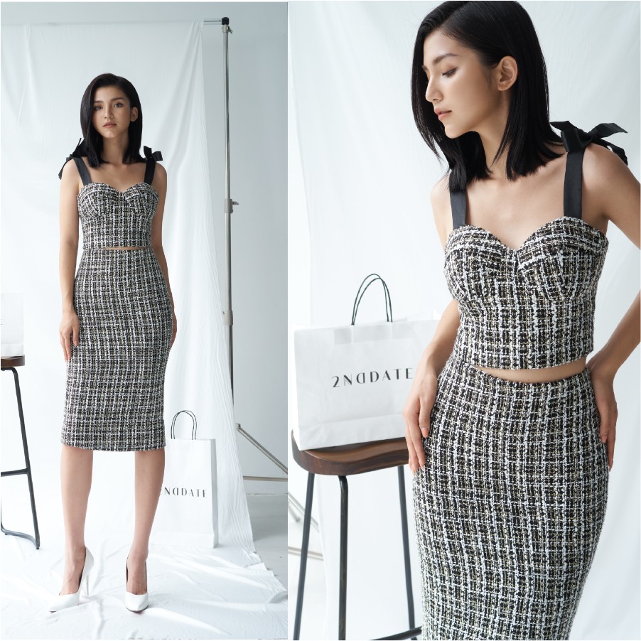 Áo croptop Tweed TOP034