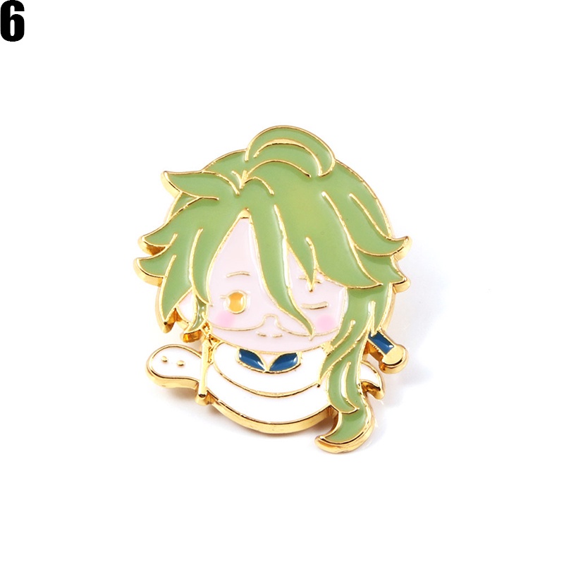 Genshin impact brooch Huy hiệu cài áo họa tiết cây quạt dễ thương bắt mắt