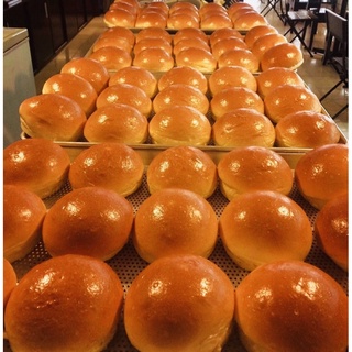 Brioche bun burger