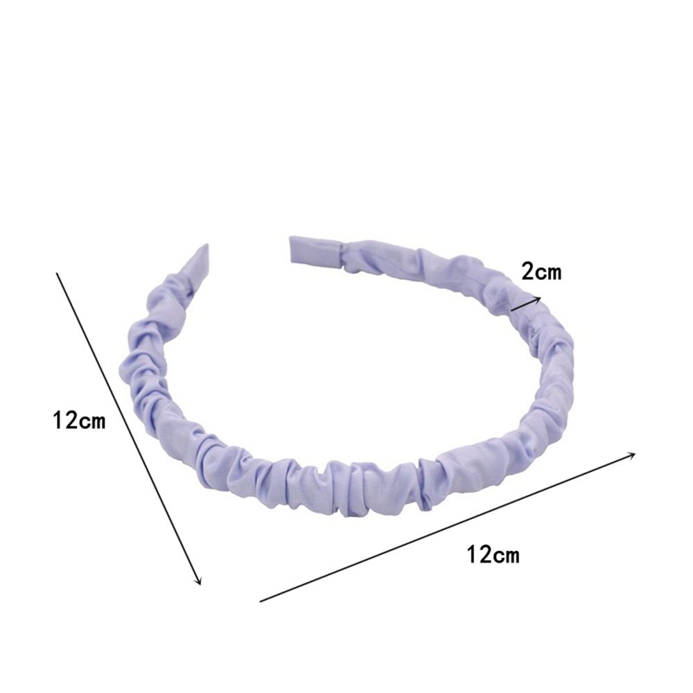 Băng đô vải lụa màu kẹo đơn giản thời trang dành cho nữ