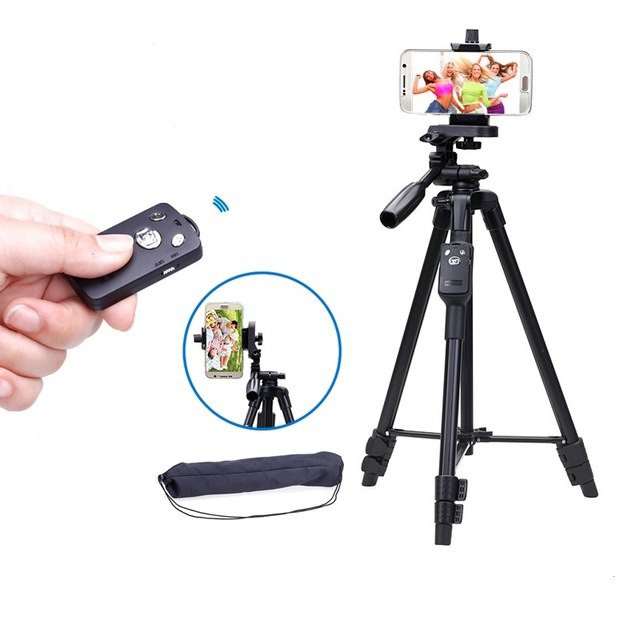 Chân máy ảnh và điện thoại Yunteng VCT-5208RM-model 2022 -Chính hãng