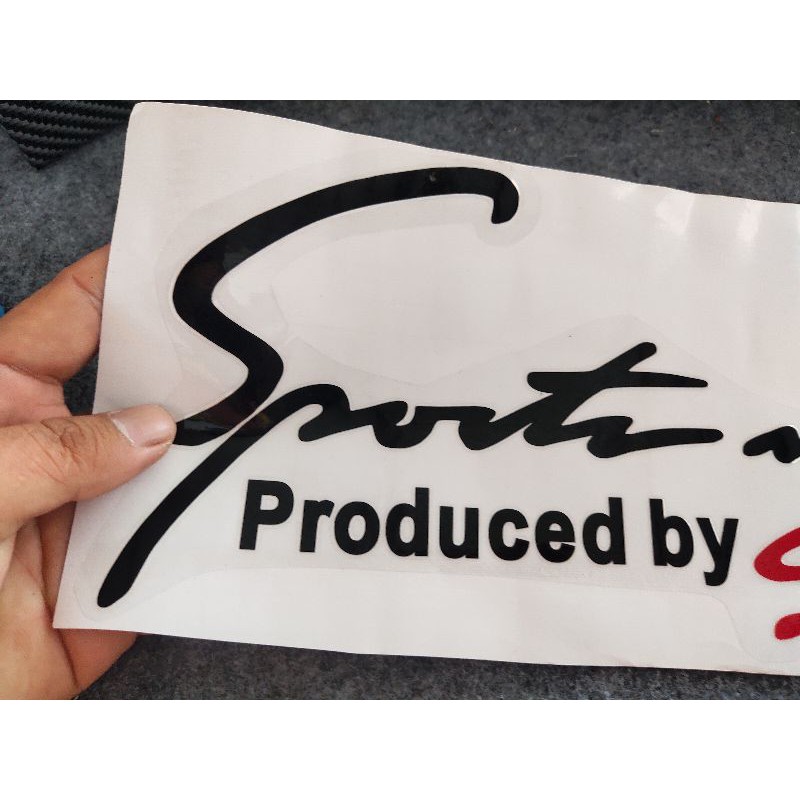 Tem sport mind trang trí ô tô cực đẹp