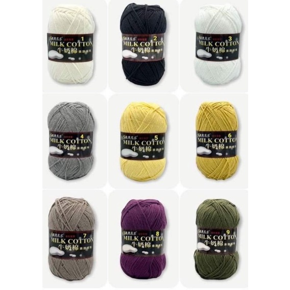 Len milk cotton 125g