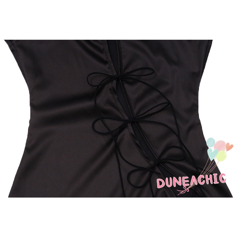 DUNEA Đầm body dây thắt quyến rũ thời trang dành cho nữ
